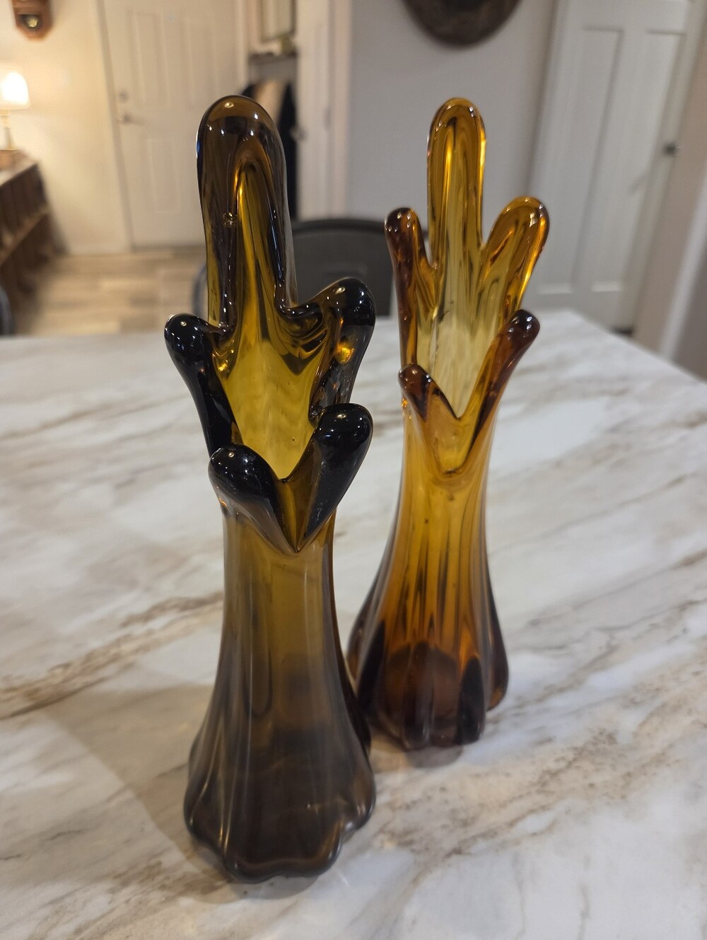 Amber Swung Vases *2 FOR 1*!